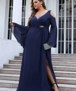 Ever-Pretty US Plus Size Long Bell Sleeve Formal Sequin Mother Of The Bride Dress Summer Dresses 2022 7 Ever-Pretty US Plus Size Long Bell Sleeve Formal Sequin Mother Of The Bride Dress Summer Dresses 2022