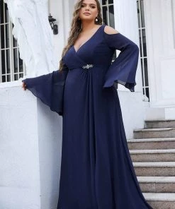 Ever-Pretty US Plus Size Long Bell Sleeve Formal Sequin Mother Of The Bride Dress Summer Dresses 2022 8 Ever-Pretty US Plus Size Long Bell Sleeve Formal Sequin Mother Of The Bride Dress Summer Dresses 2022