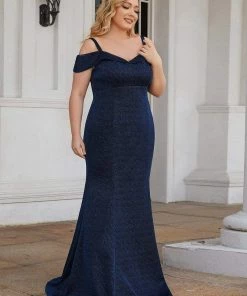 Ever-Pretty US Plus Size High Stretch Long Mother Of The Bride Dresses