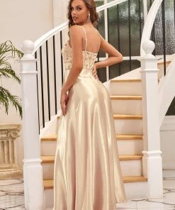 Ever-Pretty US Spaghetti Strap A-Line Floral Prom Dress SHOP BY OCCASION