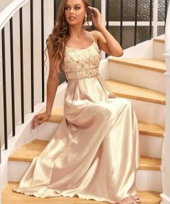 Ever-Pretty US Spaghetti Strap A-Line Floral Prom Dress SHOP BY OCCASION