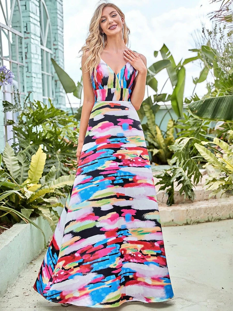 Ever-Pretty US Vivacious Floor Length Spaghetti Straps Prom Dresses 1 Ever-Pretty US Vivacious Floor Length Spaghetti Straps Prom Dresses