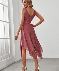 Ever-Pretty US Stunning V Neck Lace & Chiffon Prom Dress For Women SHOP BY OCCASION 59 Ever-Pretty US Stunning V Neck Lace & Chiffon Prom Dress For Women SHOP BY OCCASION