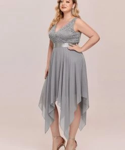 Ever-Pretty US Stunning V Neck Lace & Chiffon Prom Dress For Women SHOP BY OCCASION 77 Ever-Pretty US Stunning V Neck Lace & Chiffon Prom Dress For Women SHOP BY OCCASION