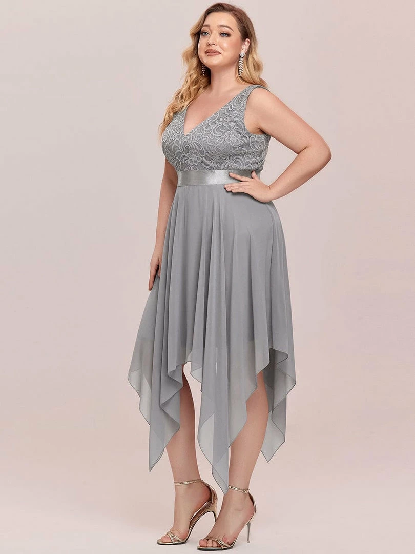 Ever-Pretty US Stunning V Neck Lace & Chiffon Prom Dress For Women SHOP BY OCCASION 30 Ever-Pretty US Stunning V Neck Lace & Chiffon Prom Dress For Women SHOP BY OCCASION