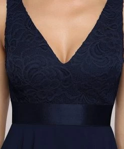 Ever-Pretty US SHOP BY OCCASION Stunning V Neck Lace Asymmetrical Hems Dress For Women 85 Ever-Pretty US SHOP BY OCCASION Stunning V Neck Lace Asymmetrical Hems Dress For Women