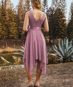 Ever-Pretty US SHOP BY OCCASION Stunning V Neck Lace Asymmetrical Hems Dress For Women 88 Ever-Pretty US SHOP BY OCCASION Stunning V Neck Lace Asymmetrical Hems Dress For Women