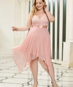 Ever-Pretty US Stunning V Neck Lace & Chiffon Prom Dress For Women SHOP BY OCCASION 93 Ever-Pretty US Stunning V Neck Lace & Chiffon Prom Dress For Women SHOP BY OCCASION