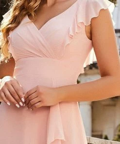 Ever-Pretty US SHOP BY OCCASION Sweet Pleated Bodice Ruffle Sleeve Long Bridesmaid Dress 29 Ever-Pretty US SHOP BY OCCASION Sweet Pleated Bodice Ruffle Sleeve Long Bridesmaid Dress