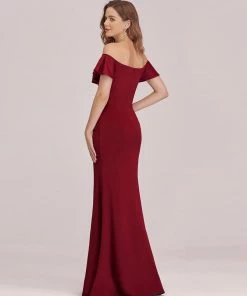 Ever-Pretty US Sexy Off Shoulder Mermaid Evening Dress With Appliques