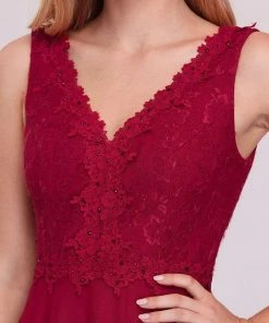 Ever-Pretty US SHOP BY OCCASION Women's Stunning V Neck Tulle & Lace Evening Dress For Engagement 9 Ever-Pretty US SHOP BY OCCASION Women's Stunning V Neck Tulle & Lace Evening Dress For Engagement