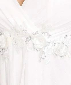 Ever-Pretty US Long Sleeve Dresses Custom Size Chiffon V-Neckline Long Sleeve Formal Evening Dress