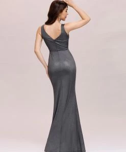 Ever-Pretty US SHOP BY OCCASION Stylish V Neck Sleeveless Long Fishtail Evening Dress For Party