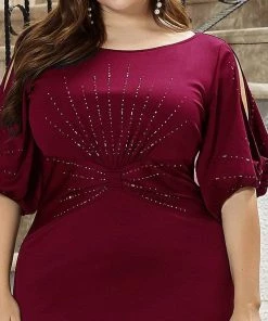 Ever-Pretty US Simple Plus Size Bodycon Maxi Mermaid Formal Evening Dress SHOP BY OCCASION