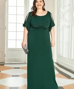 Ever-Pretty US Simple Plus Size Bodycon Maxi Mermaid Formal Evening Dress SHOP BY OCCASION