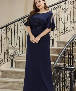 Ever-Pretty US Simple Plus Size Bodycon Maxi Mermaid Formal Evening Dress SHOP BY OCCASION