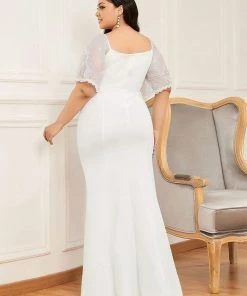 Ever-Pretty US Plus Size V Neck Elegant Long Formal Dresses
