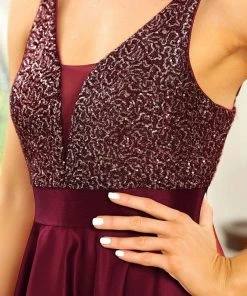 Ever-Pretty US SHOP BY OCCASION Sparkly Bodice High Low Prom Dresses For Women