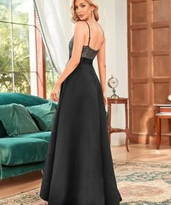 Ever-Pretty US SHOP BY OCCASION Sparkly Bodice High Low Prom Dresses For Women