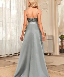 Ever-Pretty US SHOP BY OCCASION Sparkly Bodice High Low Prom Dresses For Women