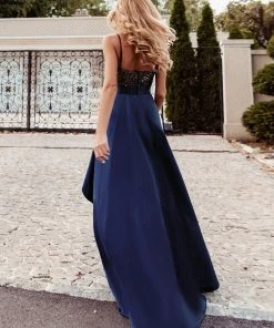 Ever-Pretty US SHOP BY OCCASION Sparkly Bodice High Low Prom Dresses For Women