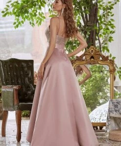 Ever-Pretty US Summer Dresses 2022 Custom Size Sparkly Bodice High Low Prom Dresses For Women
