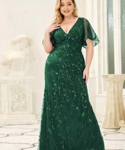 Ever-Pretty US Plus Size Long Mermaid Formal Dresses For Weddings SHOP BY OCCASION