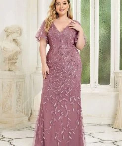 Ever-Pretty US Plus Size Long Mermaid Formal Dresses For Weddings SHOP BY OCCASION