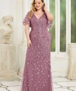 Ever-Pretty US Plus Size Long Mermaid Formal Dresses For Weddings SHOP BY OCCASION