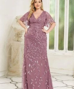 Ever-Pretty US Plus Size Long Mermaid Formal Dresses For Weddings SHOP BY OCCASION