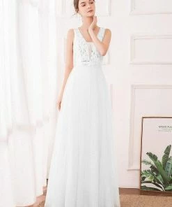 Ever-Pretty US SHOP BY OCCASION Women's Fashion A-Line Tulle Bridesmaid Dress With Sequin