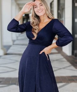 Ever-Pretty US Women's Sexy Long Sleeve V-Neck Shiny Evening Dress SHOP BY OCCASION