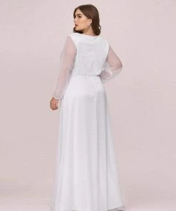 Ever-Pretty US Plus Size Long Sleeve Sequin Formal Evening Wear SHOP BY OCCASION