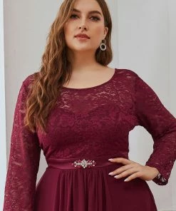 Ever-Pretty US SHOP BY OCCASION Plus Size Classic Long Sleeve Floral Lace Formal Bridesmaid Dress 37 Ever-Pretty US SHOP BY OCCASION Plus Size Classic Long Sleeve Floral Lace Formal Bridesmaid Dress
