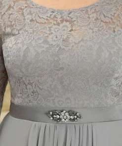 Ever-Pretty US SHOP BY OCCASION Plus Size Classic Long Sleeve Floral Lace Formal Bridesmaid Dress 52 Ever-Pretty US SHOP BY OCCASION Plus Size Classic Long Sleeve Floral Lace Formal Bridesmaid Dress