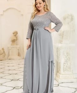 Ever-Pretty US SHOP BY OCCASION Plus Size Classic Long Sleeve Floral Lace Formal Bridesmaid Dress 53 Ever-Pretty US SHOP BY OCCASION Plus Size Classic Long Sleeve Floral Lace Formal Bridesmaid Dress