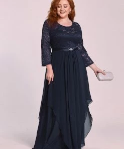 Ever-Pretty US SHOP BY OCCASION Plus Size Classic Long Sleeve Floral Lace Formal Bridesmaid Dress 43 Ever-Pretty US SHOP BY OCCASION Plus Size Classic Long Sleeve Floral Lace Formal Bridesmaid Dress