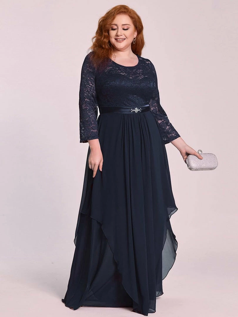 Ever-Pretty US SHOP BY OCCASION Plus Size Classic Long Sleeve Floral Lace Formal Bridesmaid Dress 9 Ever-Pretty US SHOP BY OCCASION Plus Size Classic Long Sleeve Floral Lace Formal Bridesmaid Dress