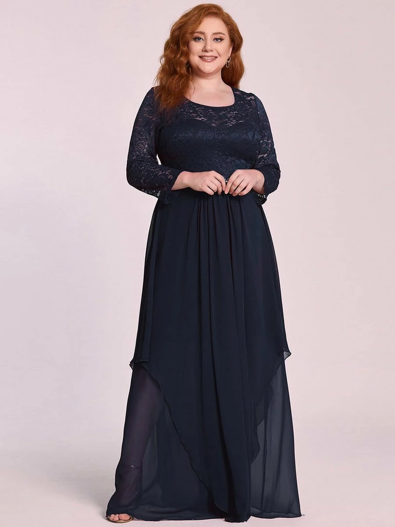 Ever-Pretty US SHOP BY OCCASION Plus Size Classic Long Sleeve Floral Lace Formal Bridesmaid Dress 10 Ever-Pretty US SHOP BY OCCASION Plus Size Classic Long Sleeve Floral Lace Formal Bridesmaid Dress