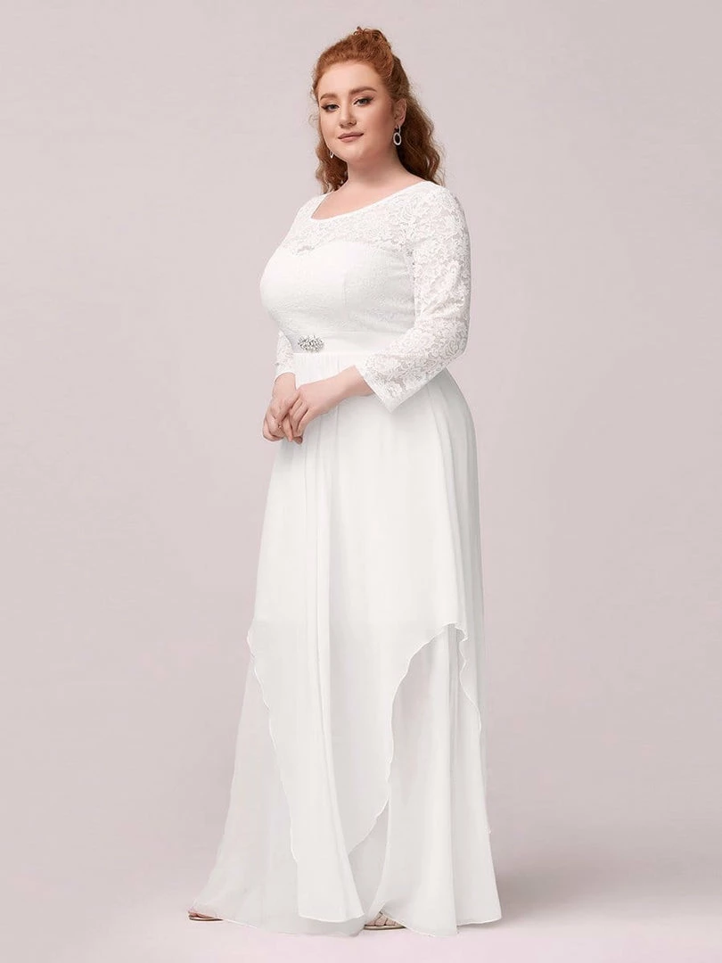 Ever-Pretty US SHOP BY OCCASION Plus Size Classic Long Sleeve Floral Lace Formal Bridesmaid Dress 34 Ever-Pretty US SHOP BY OCCASION Plus Size Classic Long Sleeve Floral Lace Formal Bridesmaid Dress