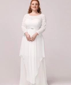 Ever-Pretty US SHOP BY OCCASION Plus Size Classic Long Sleeve Floral Lace Formal Bridesmaid Dress 65 Ever-Pretty US SHOP BY OCCASION Plus Size Classic Long Sleeve Floral Lace Formal Bridesmaid Dress