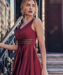 Ever-Pretty US Women's V-Neck High Low Cocktail Party Dresses SHOP BY OCCASION