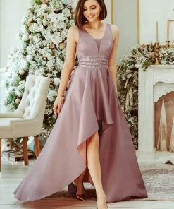 Ever-Pretty US Women's V-Neck High Low Cocktail Party Dresses SHOP BY OCCASION