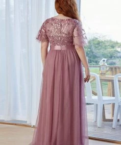 Ever-Pretty US Plus Size Sequin Bodice Long Formal Evening Dresses SHOP BY OCCASION