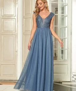 Ever-Pretty US Floor Length Deep V Neck Sequin Prom Dresses For Women SHOP BY OCCASION 55 Ever-Pretty US Floor Length Deep V Neck Sequin Prom Dresses For Women SHOP BY OCCASION