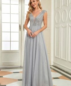 Ever-Pretty US Floor Length Deep V Neck Sequin Prom Dresses For Women SHOP BY OCCASION 61 Ever-Pretty US Floor Length Deep V Neck Sequin Prom Dresses For Women SHOP BY OCCASION