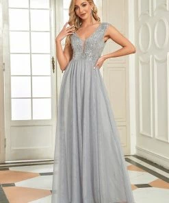 Ever-Pretty US Floor Length Deep V Neck Sequin Prom Dresses For Women SHOP BY OCCASION 57 Ever-Pretty US Floor Length Deep V Neck Sequin Prom Dresses For Women SHOP BY OCCASION