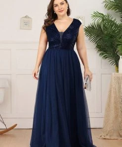 Ever-Pretty US Floor Length Deep V Neck Sequin Prom Dresses For Women SHOP BY OCCASION 50 Ever-Pretty US Floor Length Deep V Neck Sequin Prom Dresses For Women SHOP BY OCCASION