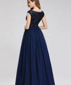 Ever-Pretty US Floor Length Deep V Neck Sequin Prom Dresses For Women SHOP BY OCCASION 46 Ever-Pretty US Floor Length Deep V Neck Sequin Prom Dresses For Women SHOP BY OCCASION