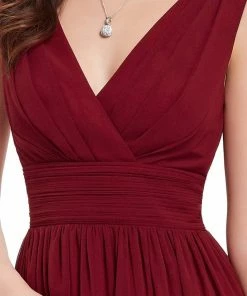 Ever-Pretty US Cocktail Dresses Women Sleeveless V Neck Short Bridesmaid Dress